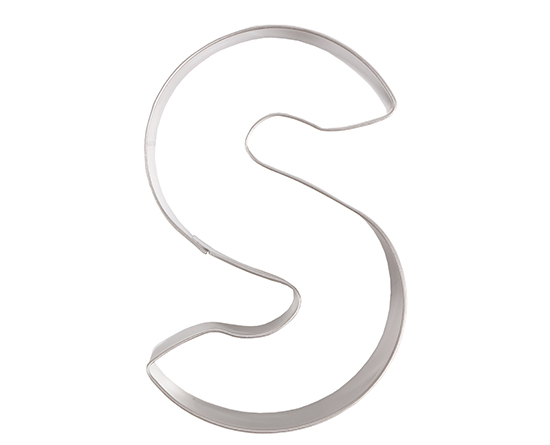 クッキー抜型 アルファベット文字 ｓ 1個 お菓子 パン作りの型 クッキー抜き型 数字 文字 通販 Tomiz 富澤商店