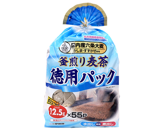 釜煎り麦茶 徳用パック 12 5g 55p 特集 季節商品 夏 通販 Tomiz 富澤商店