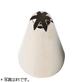 口金 ６切 6 1コ お菓子 パン作りの道具 絞る 口金 星 通販 Tomiz 富澤商店