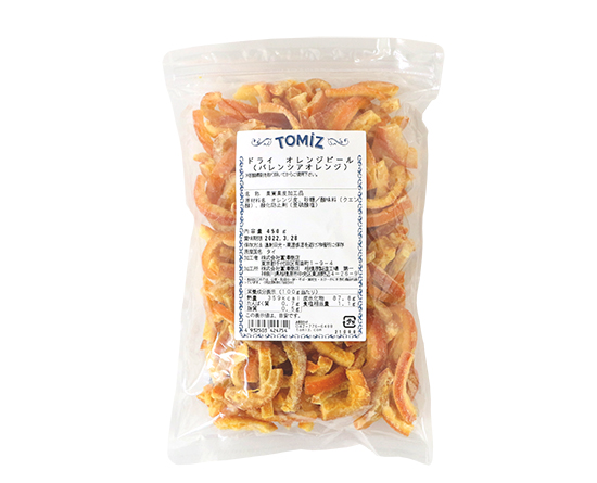 ドライ バレンシアオレンジピール 450g ドライフルーツ 加工野菜 果物 ドライフルーツ 柑橘系 オレンジピール系 通販 Tomiz 富澤商店