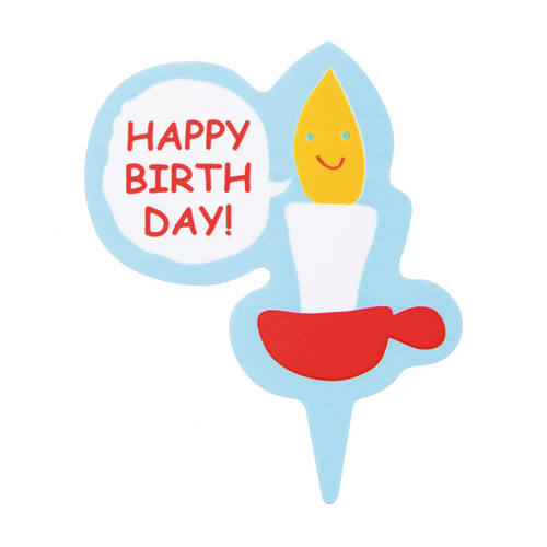 ケーキピック バースデーキャンドル 5枚 ケーキ装飾 ピック ケーキピック 通販 富澤商店