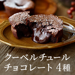 バレンタインのお菓子作りにおすすめのクーベルチュールチョコレートフレーク4種