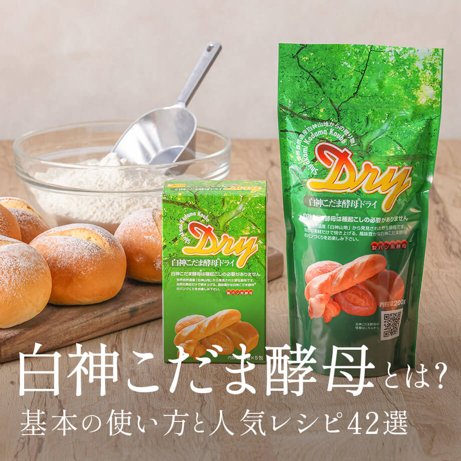白神こだま酵母とは?基本の使い方と人気レシピ42選