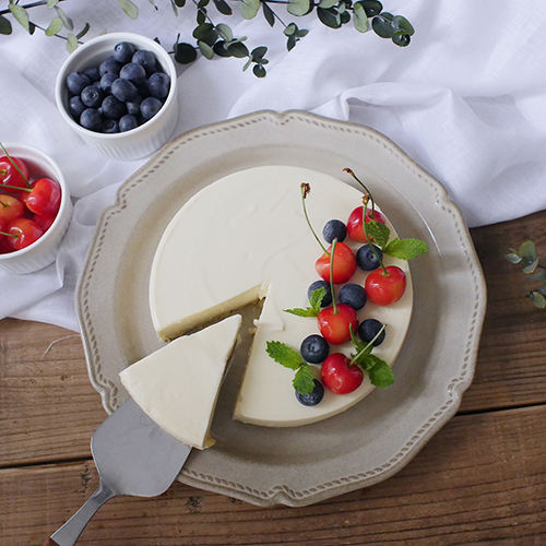 基本のレアチーズケーキ