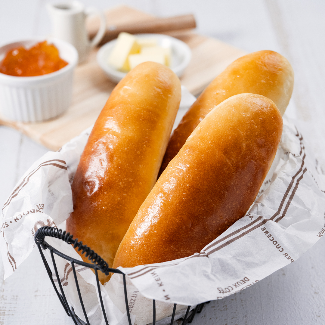 基本のコッペパン　～フランスパン天板使用～