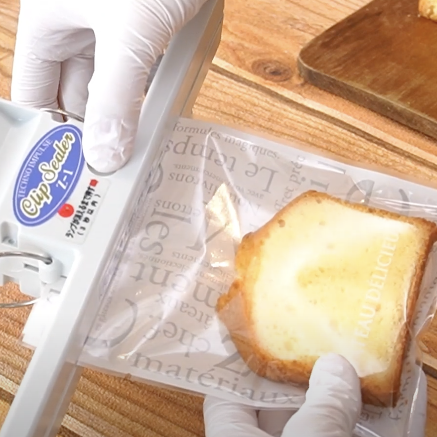 パウンドケーキのラッピング(初級編)