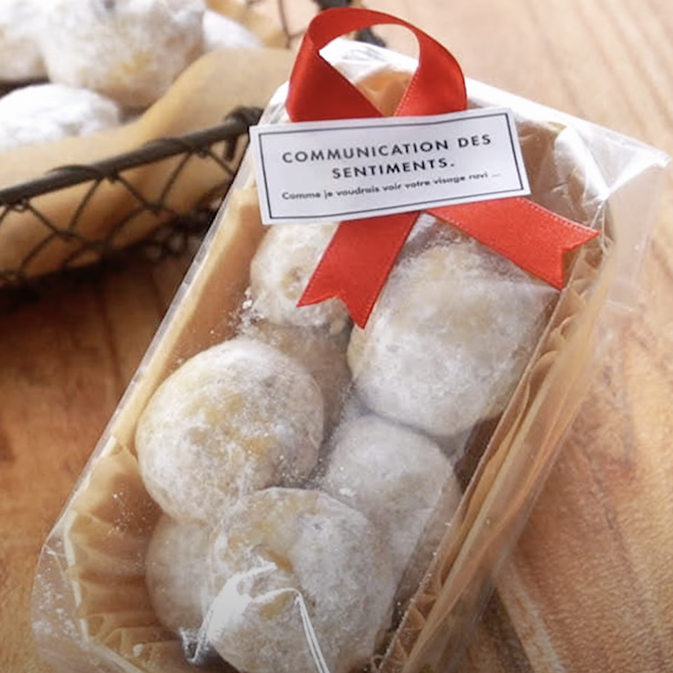 スノーボールクッキーのラッピング【初級編】