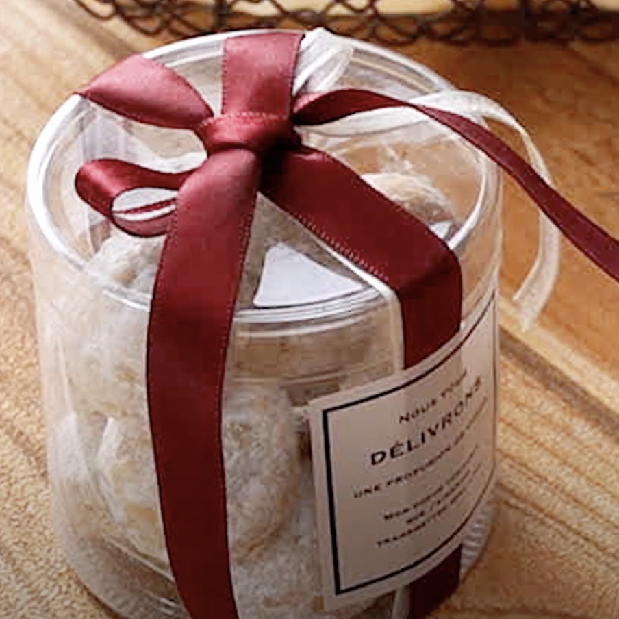 スノーボールクッキーのラッピング【上級編】