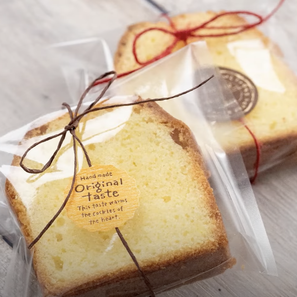 パウンドケーキ(カット)のラッピング方法