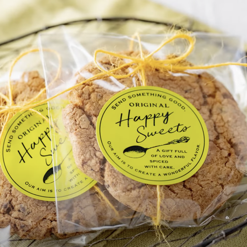 基本のクッキーのラッピング(個包装編)