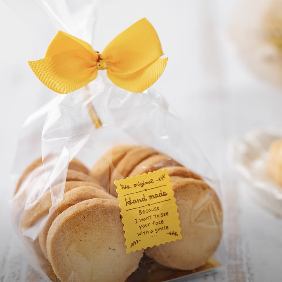 基本のクッキーのラッピング(詰め合わせ編)