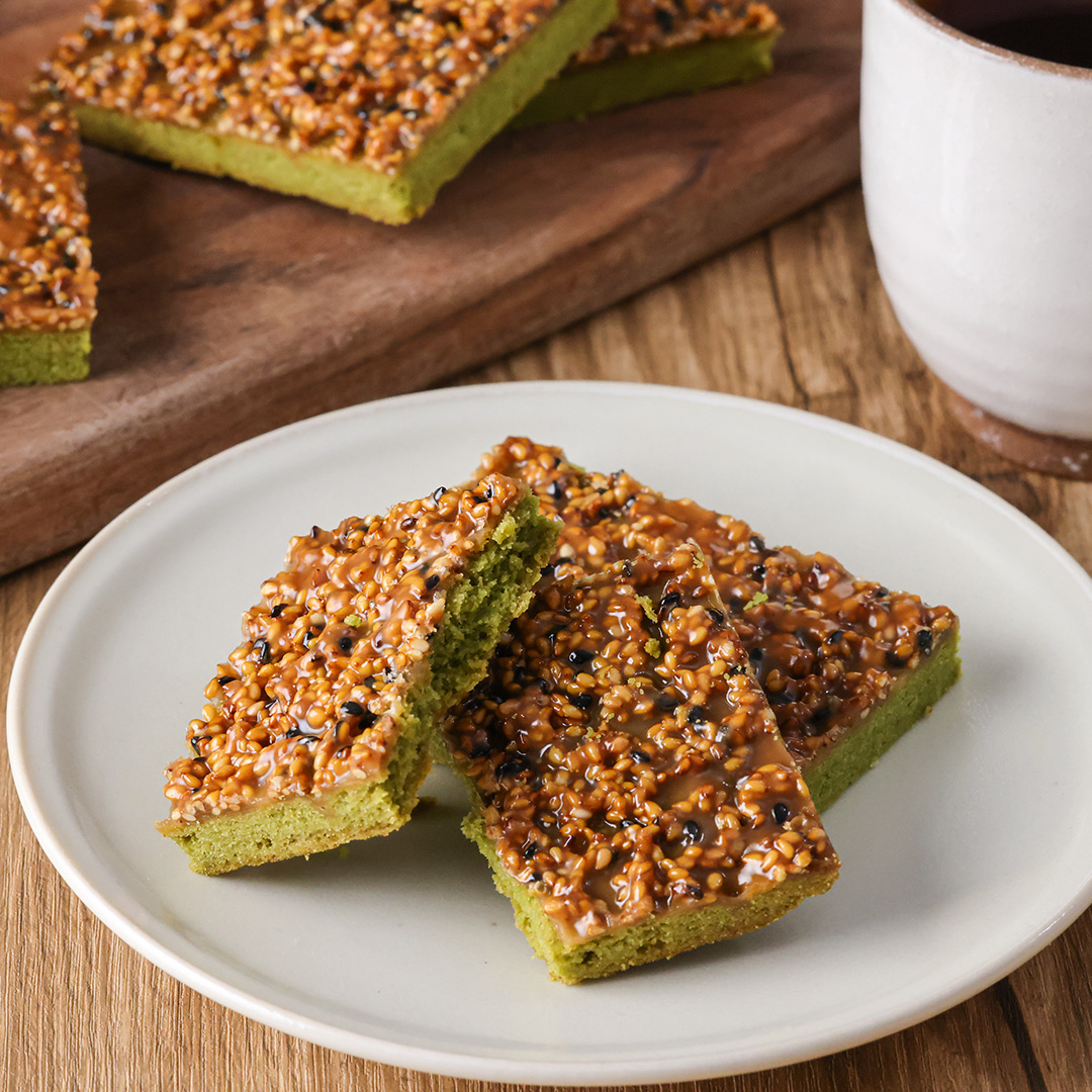 ゴマと抹茶のフロランタン