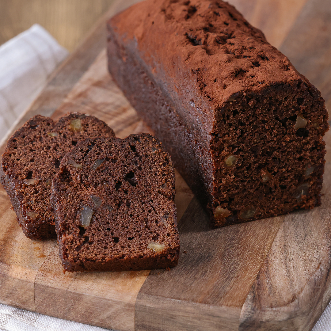 オレンジとジンジャーの濃厚ショコラパウンドケーキ