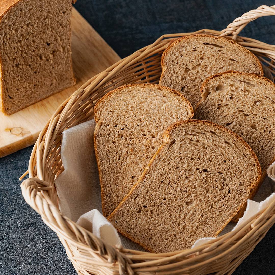 全粒粉100%で作る 基本の食パン