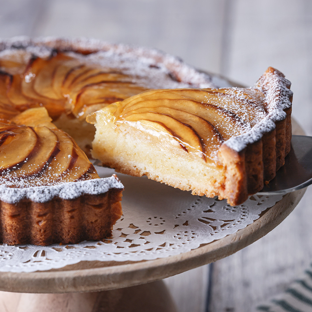 香ばしいりんごのタルト