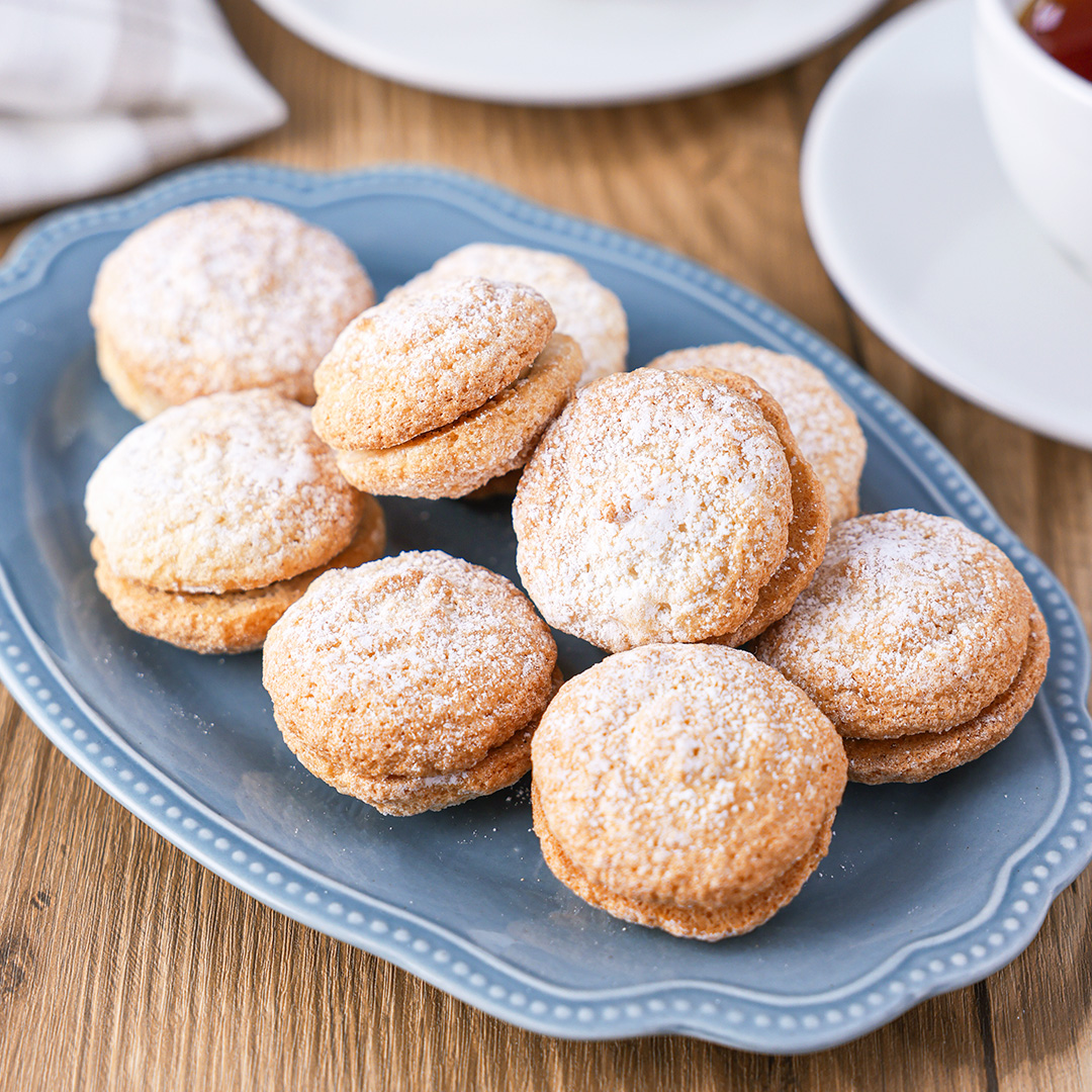 基本のダックワーズ～プラリネクリーム～