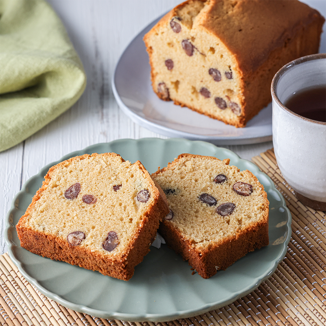 きな粉と小豆のパウンドケーキ
