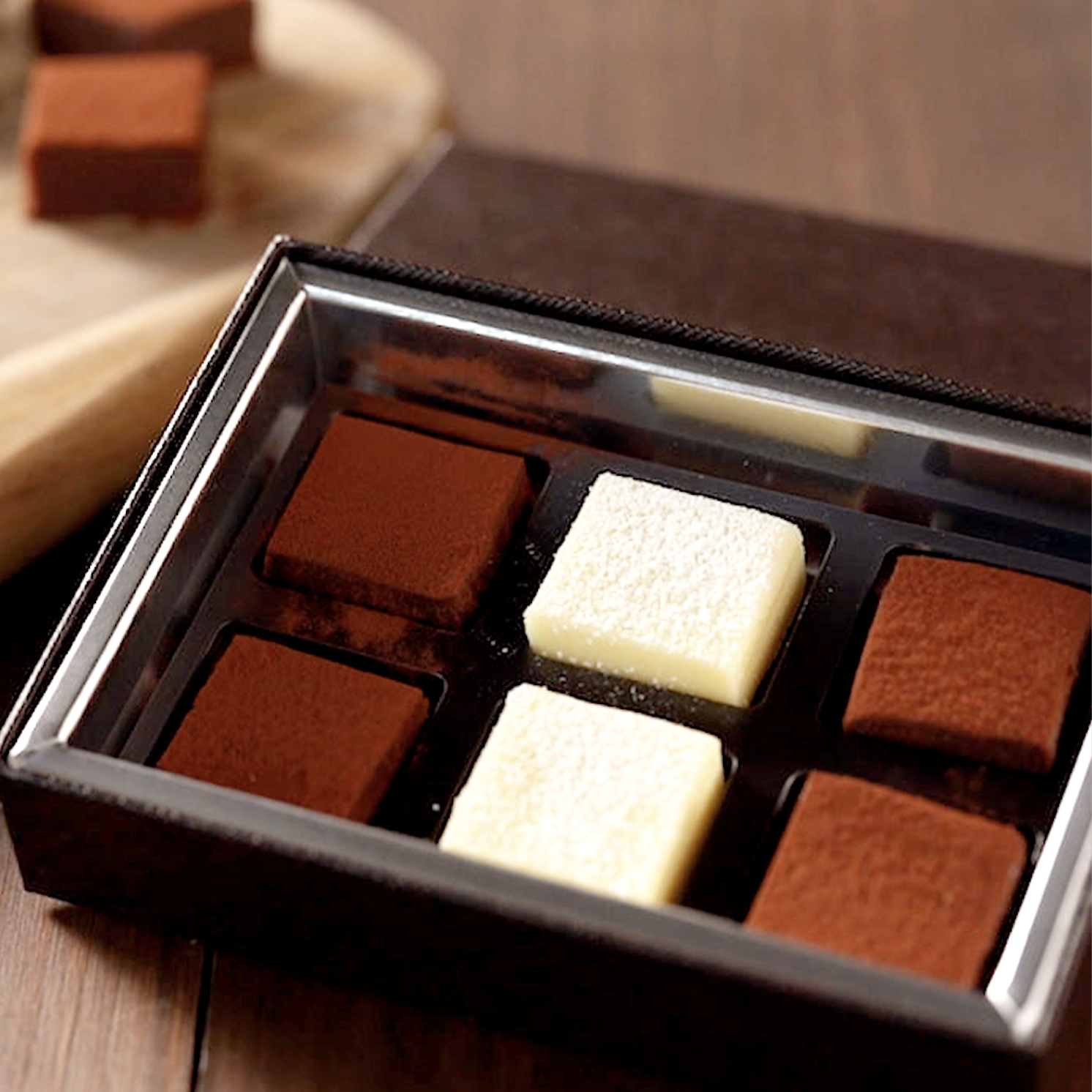 基本の生チョコ(スイート,ミルク,ホワイト)