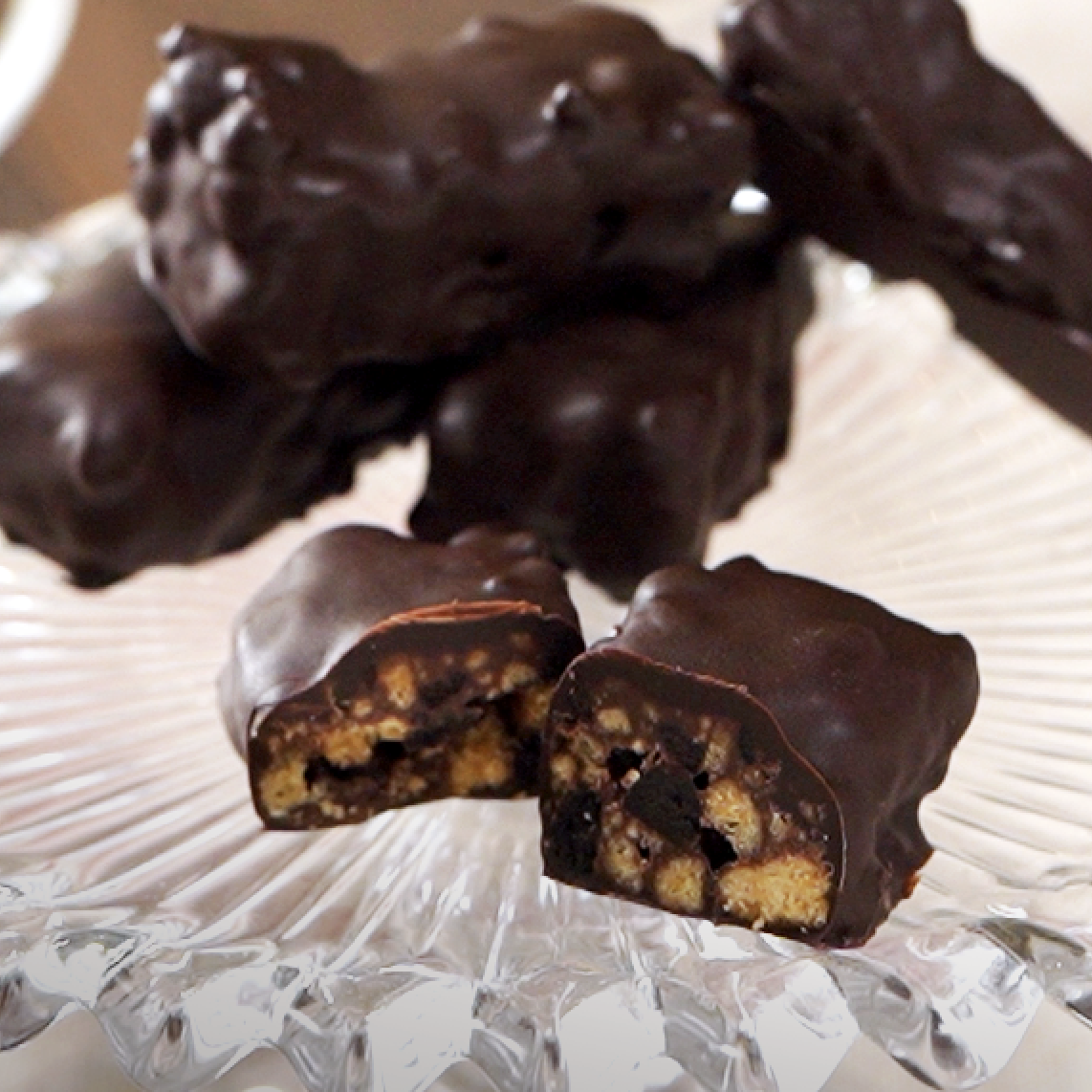 あの味を再現!ザクザク食感のチョコレートバー