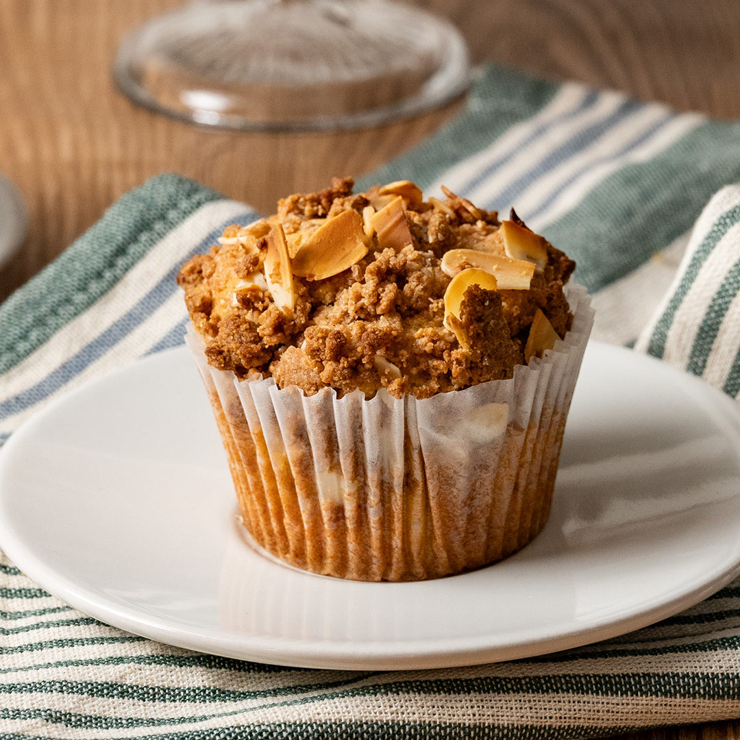 リンゴとシナモンのクランブルマフィン