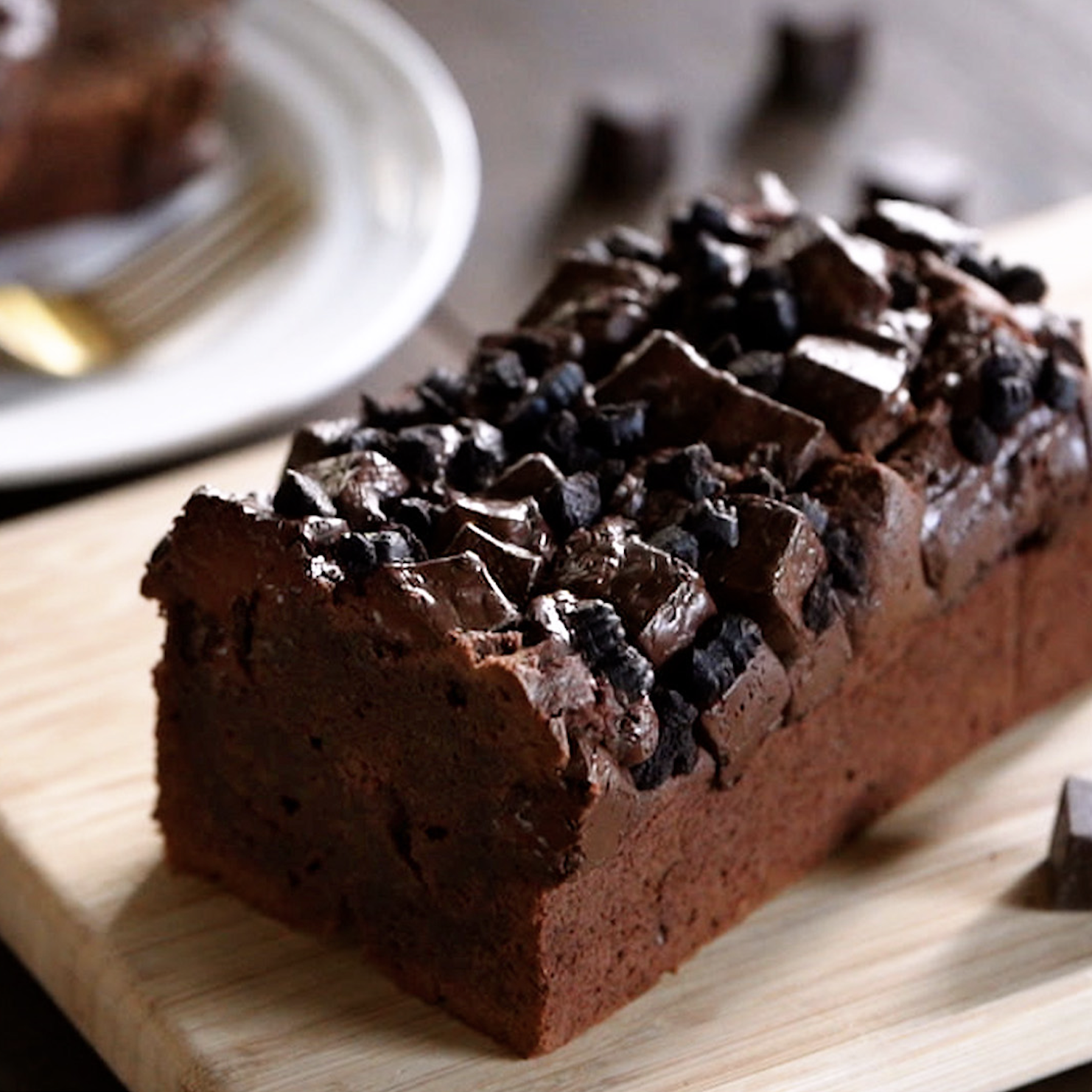 チャンクチョコぎっしり!チョコレートパウンドケーキ