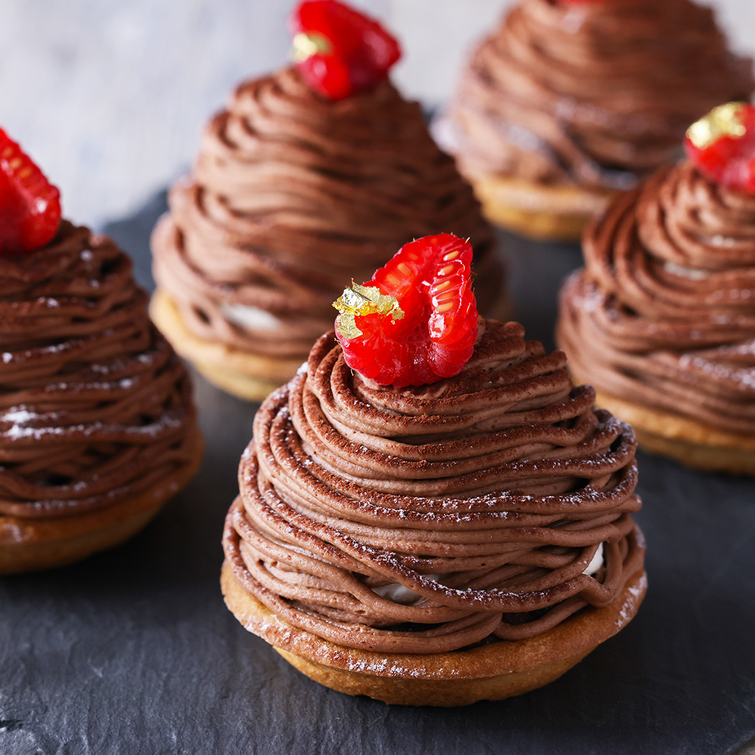 木いちごのショコラモンブラン