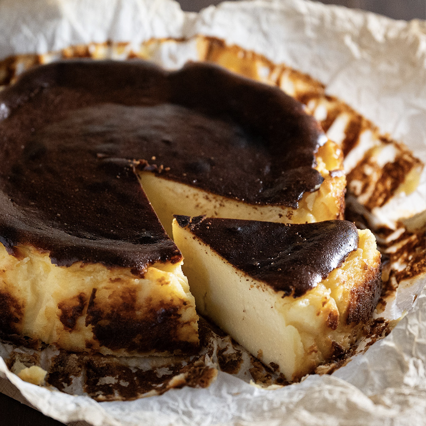 基本のバスクチーズケーキ