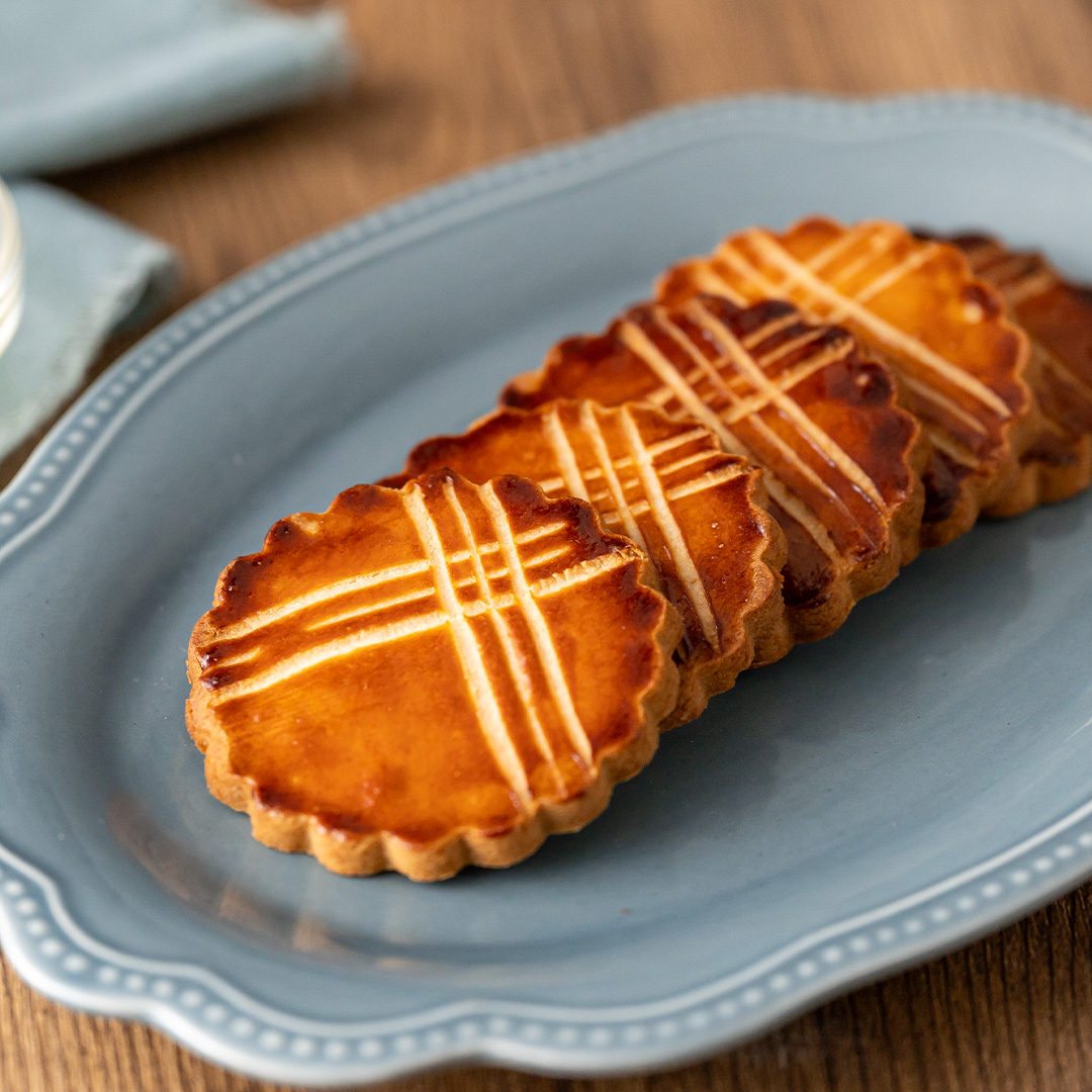 国産小麦で作る　はちみつ入りサブレ