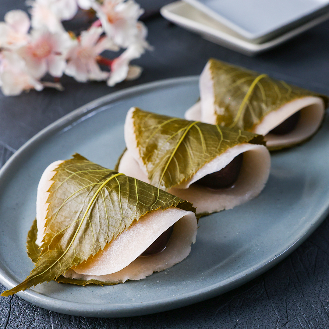 フライパンで作る関東風桜餅