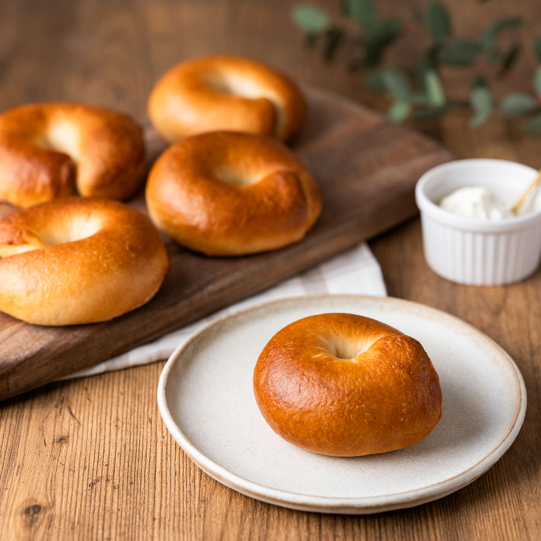 むぎゅっとプレーンベーグル