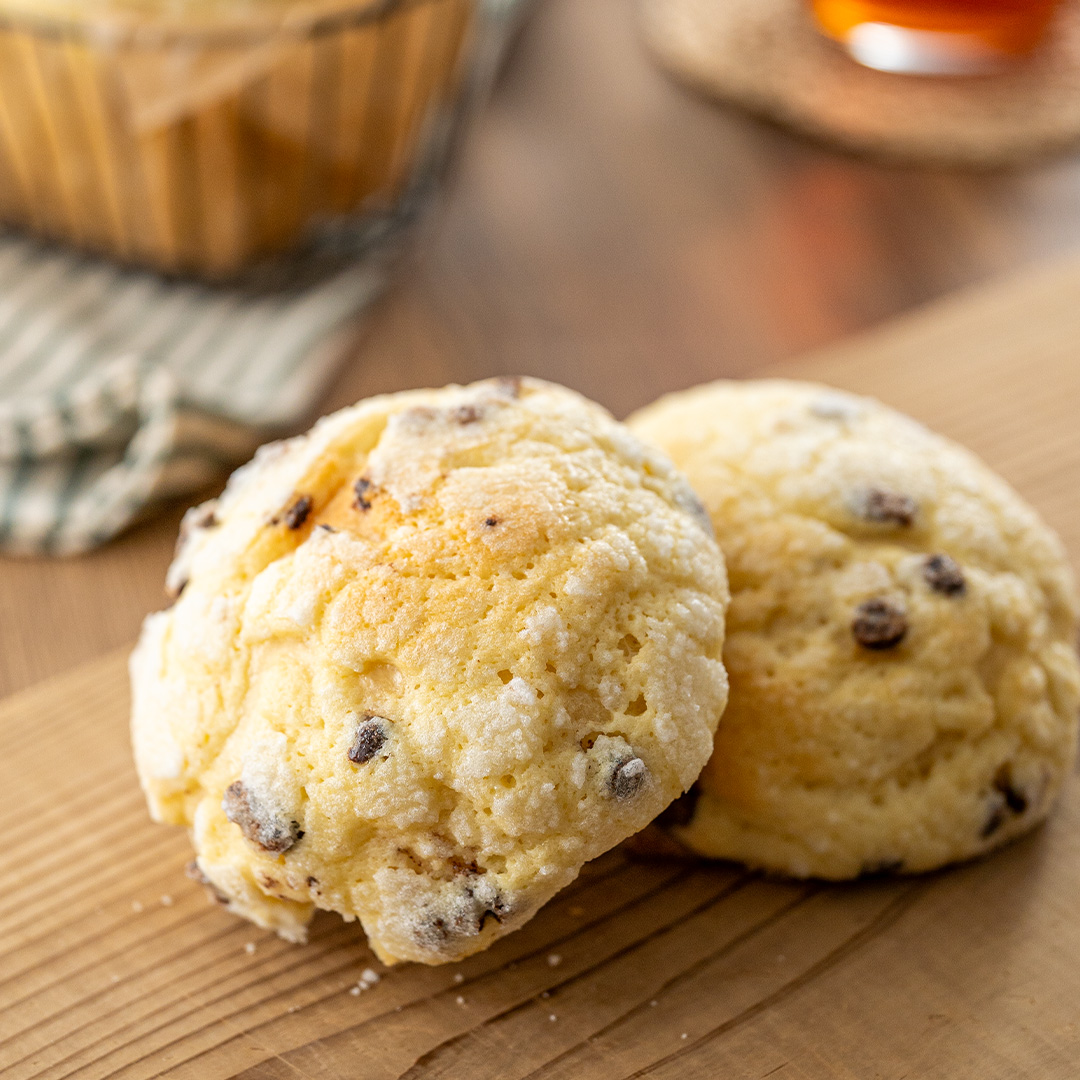 基本のチョコチップメロンパン