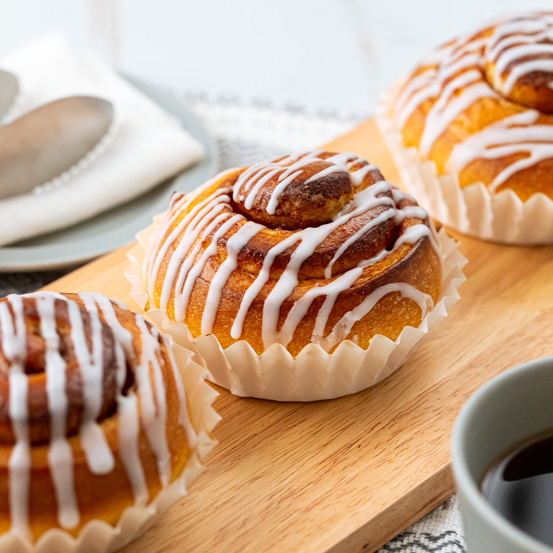 ブリオッシュ生地で作る!基本のシナモンロール