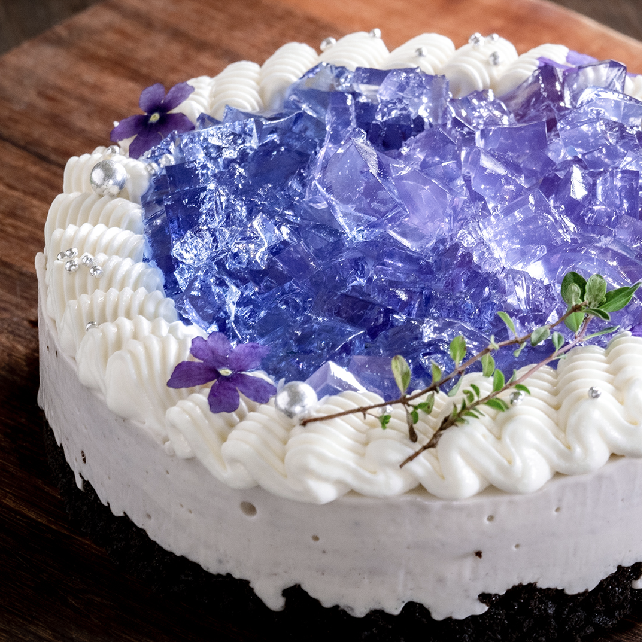 紫陽花ゼリーのアントルメ