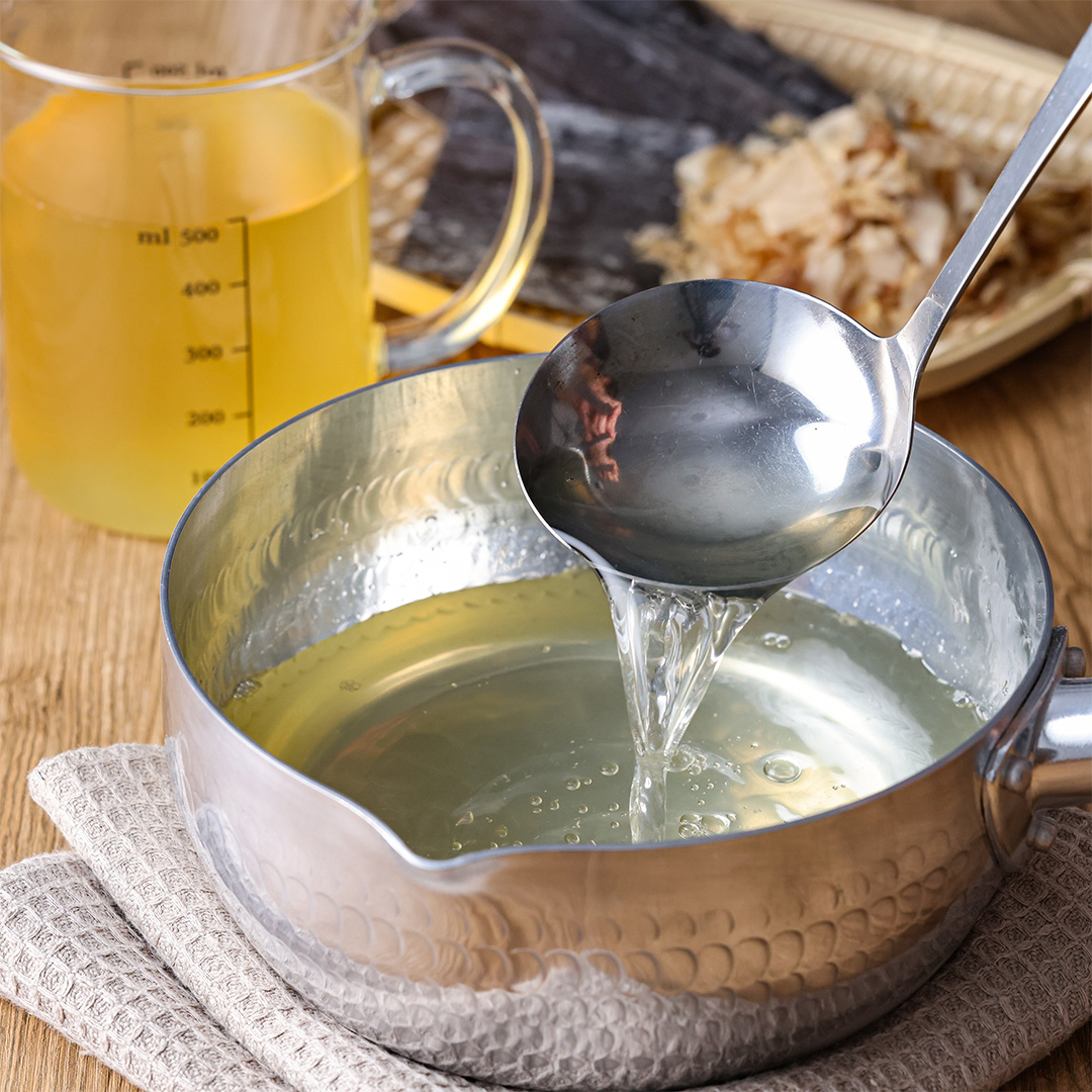 基本の出汁の取り方　一番出汁　二番出汁