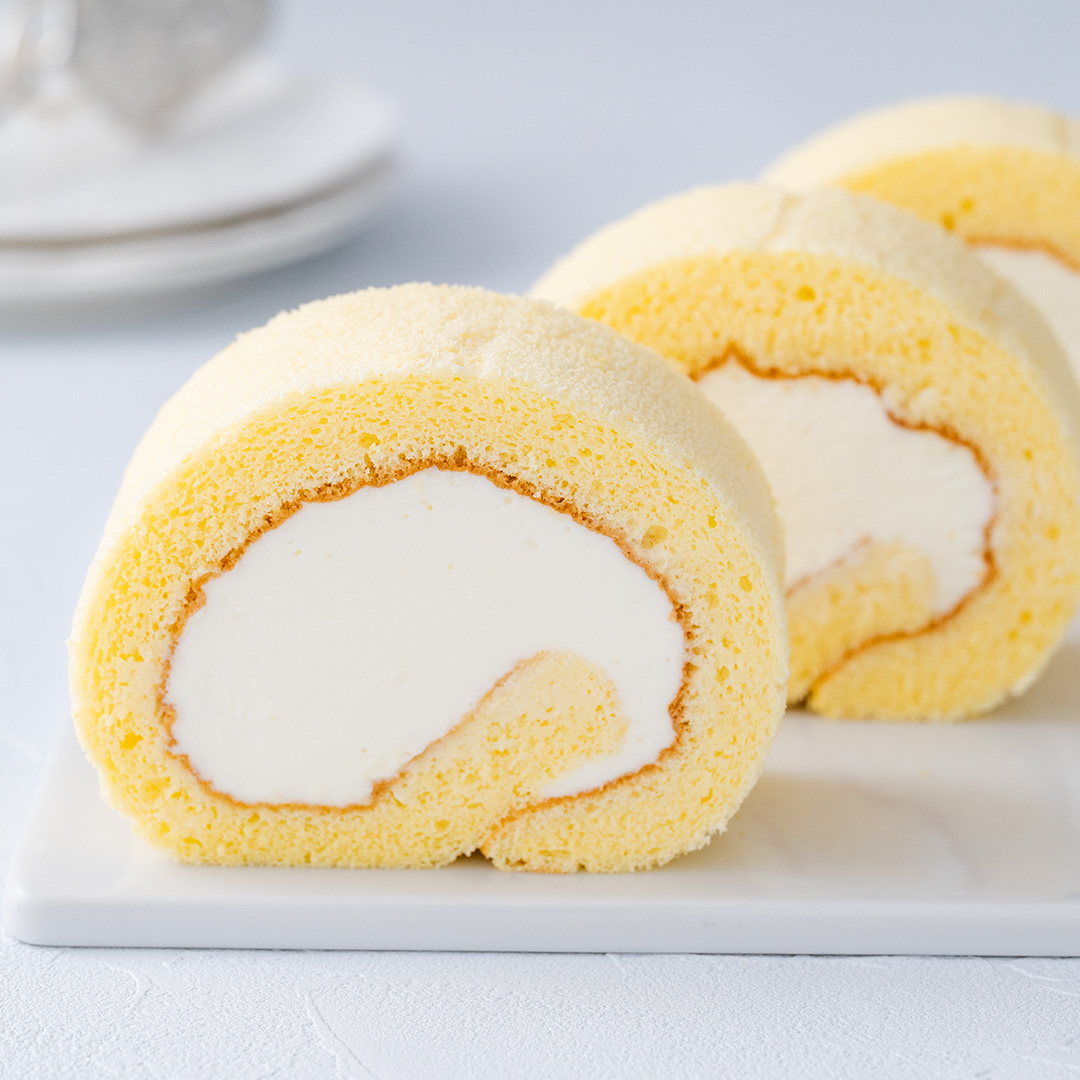 基本のロールケーキ(別立て)