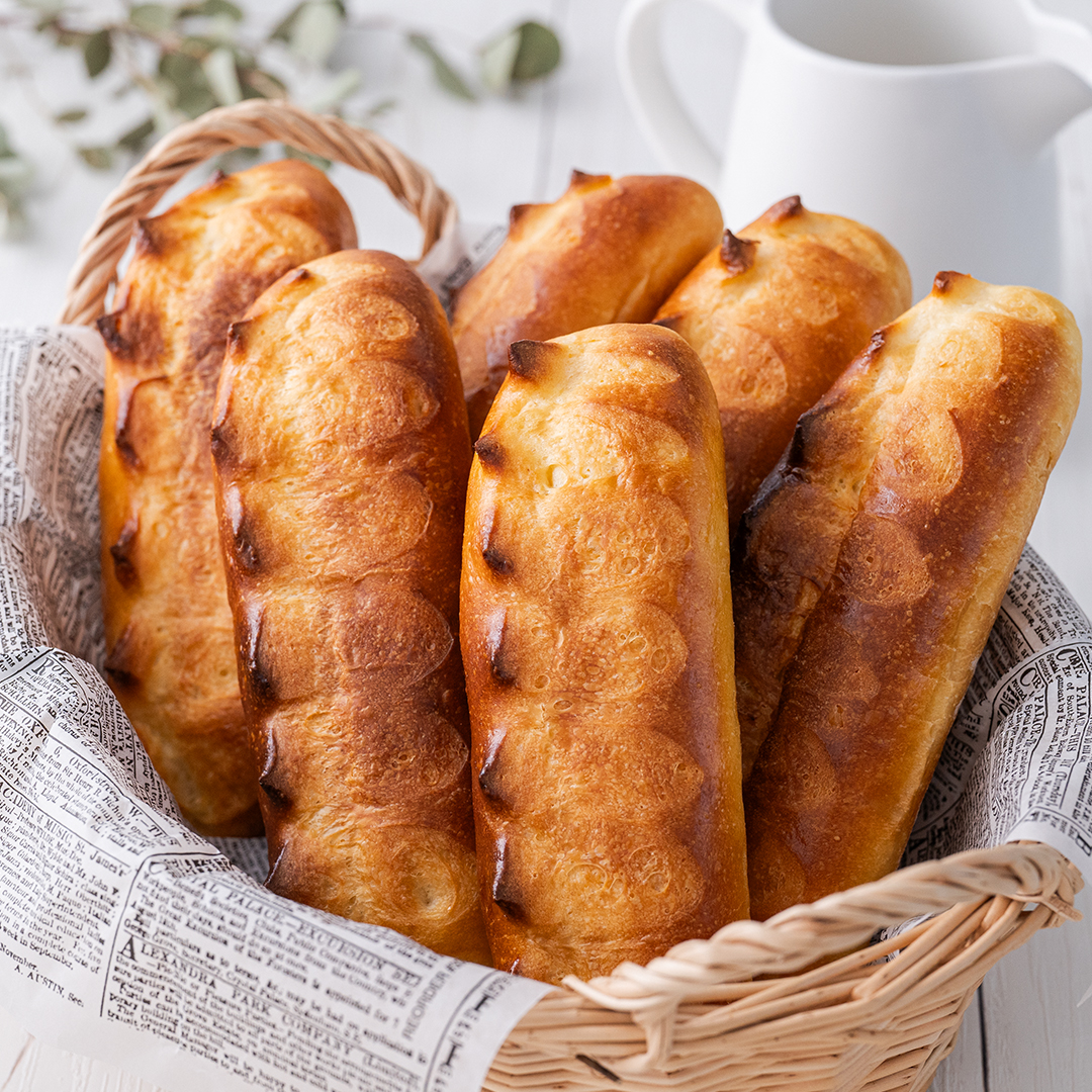 フランスパン天板で作る　基本のパンオレ