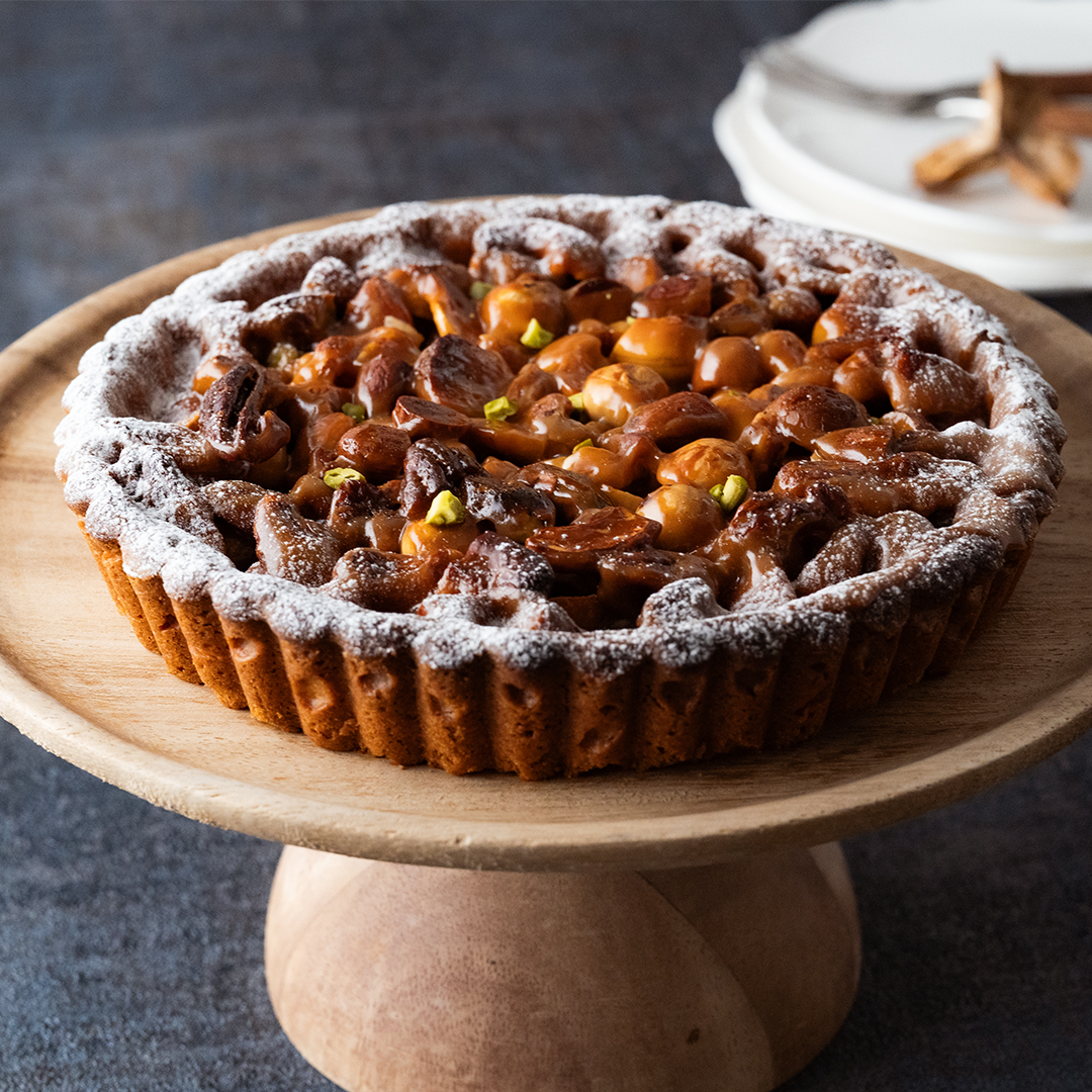 基本のキャラメルナッツタルト