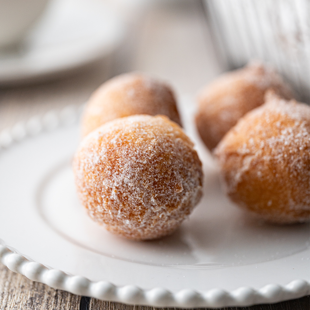 ホットケーキミックスで作るひとくちドーナツ