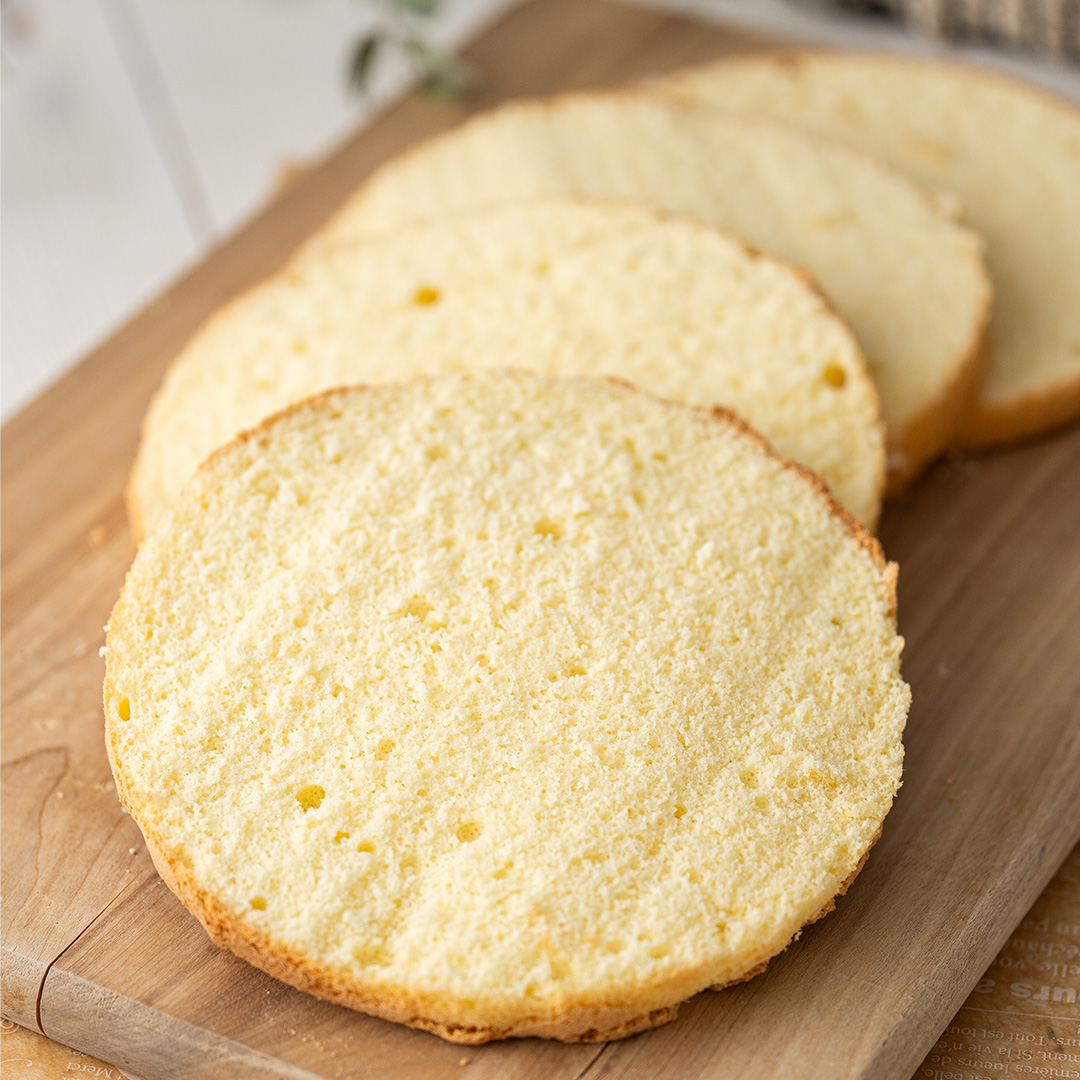 基本のスポンジケーキ(別立て)