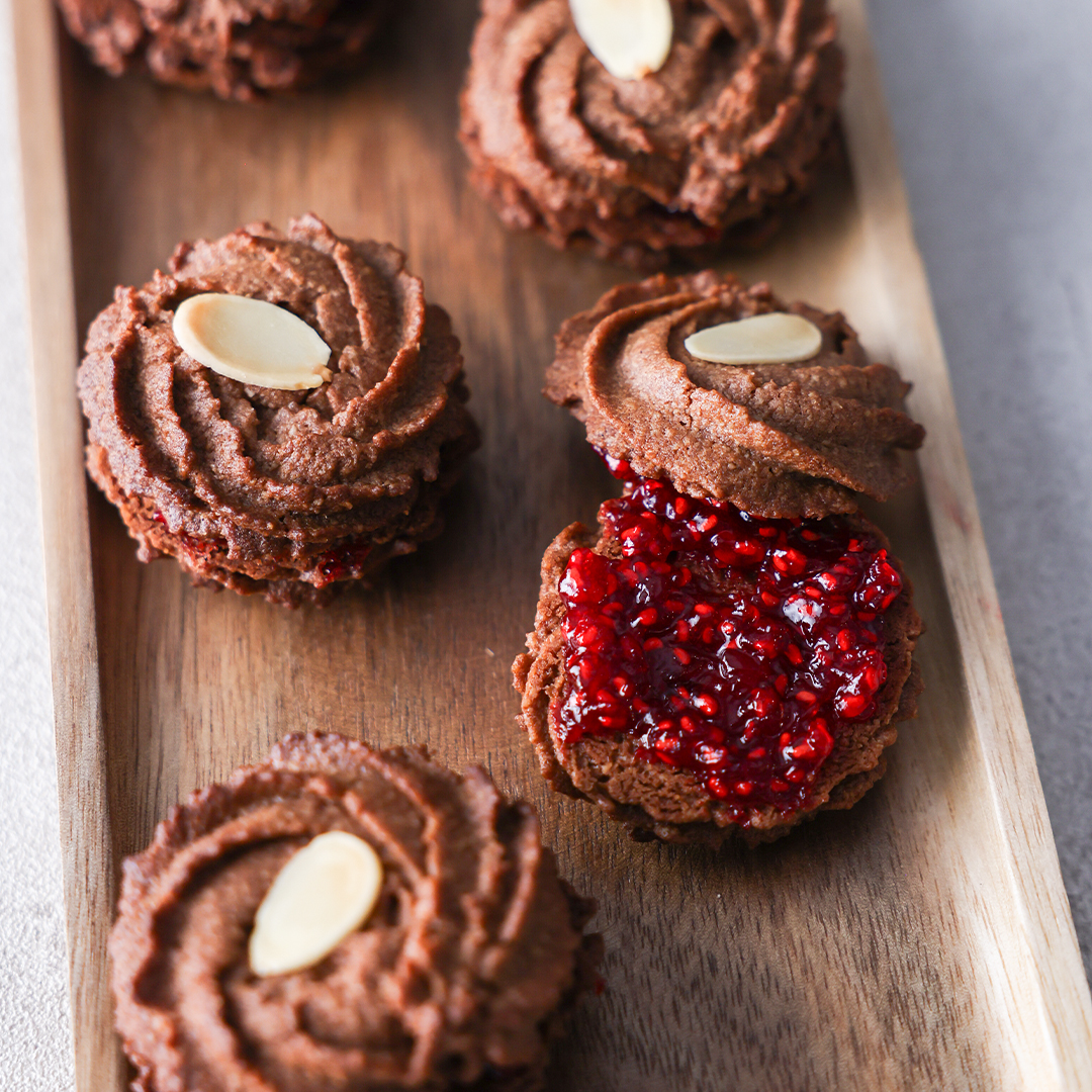 ジャムサンドチョコクッキー