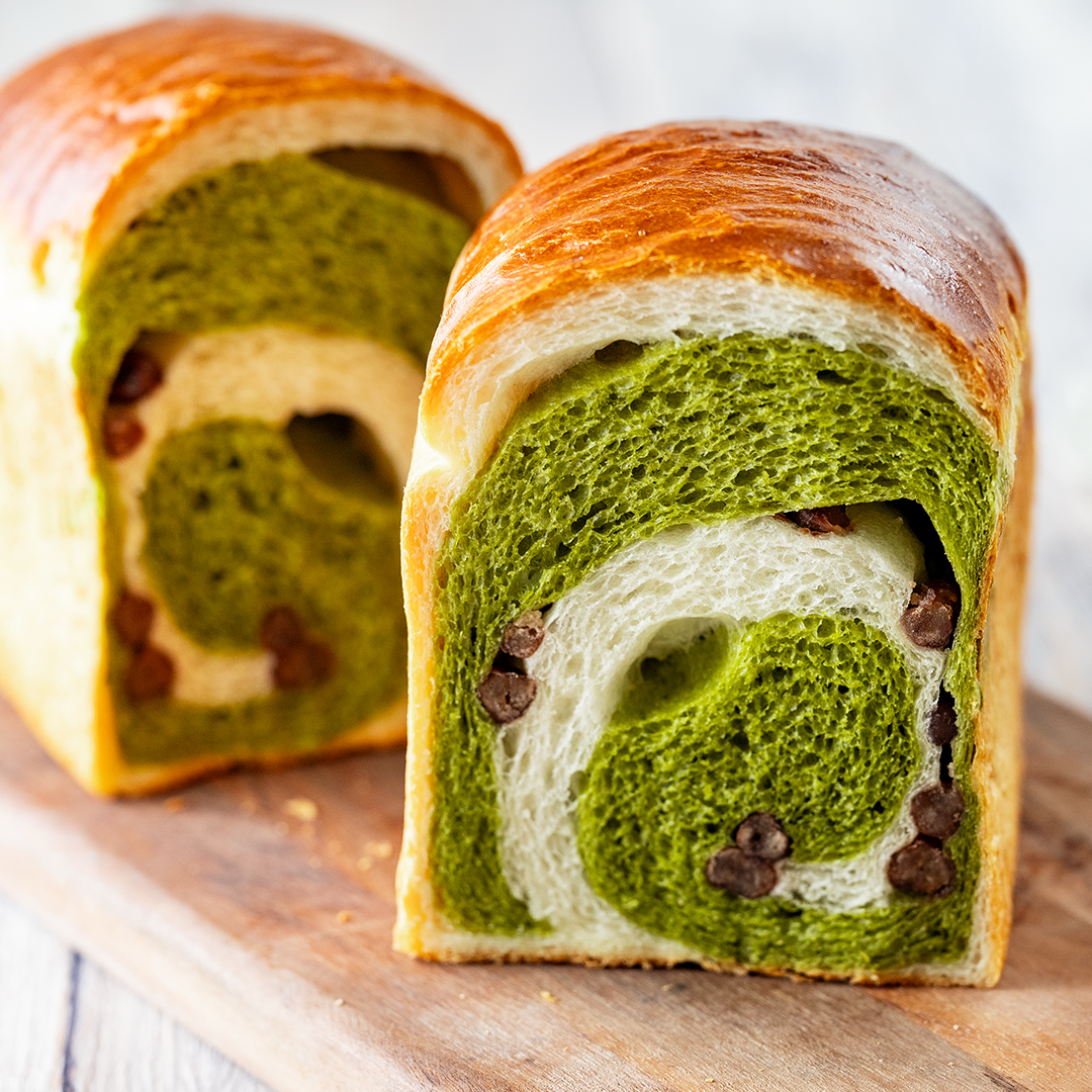 抹茶のマーブルブレッド