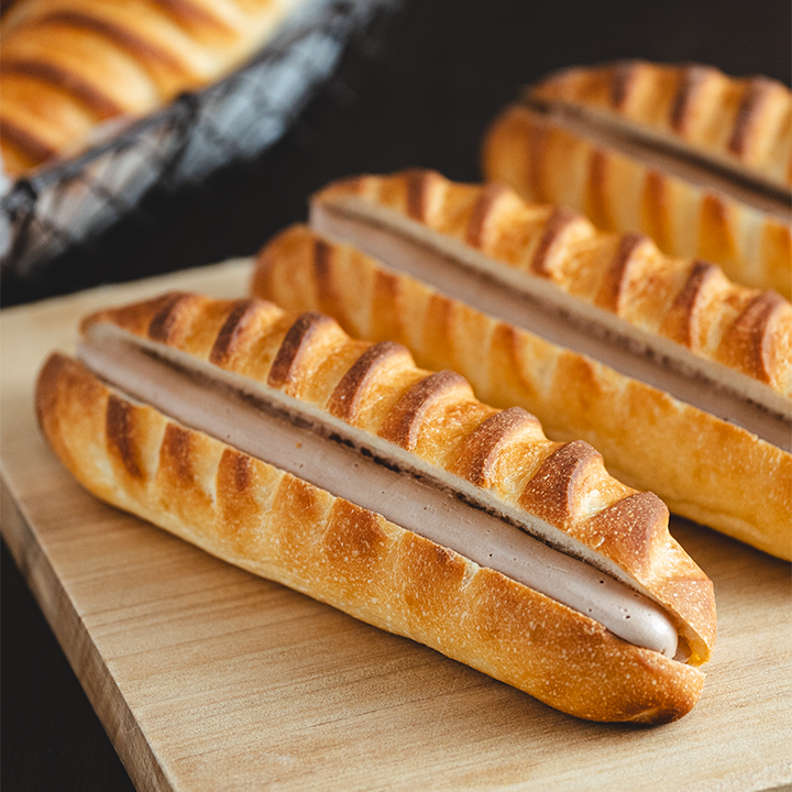 国産小麦100%で作る　ヴィエノワ　~チョコクリームサンド~