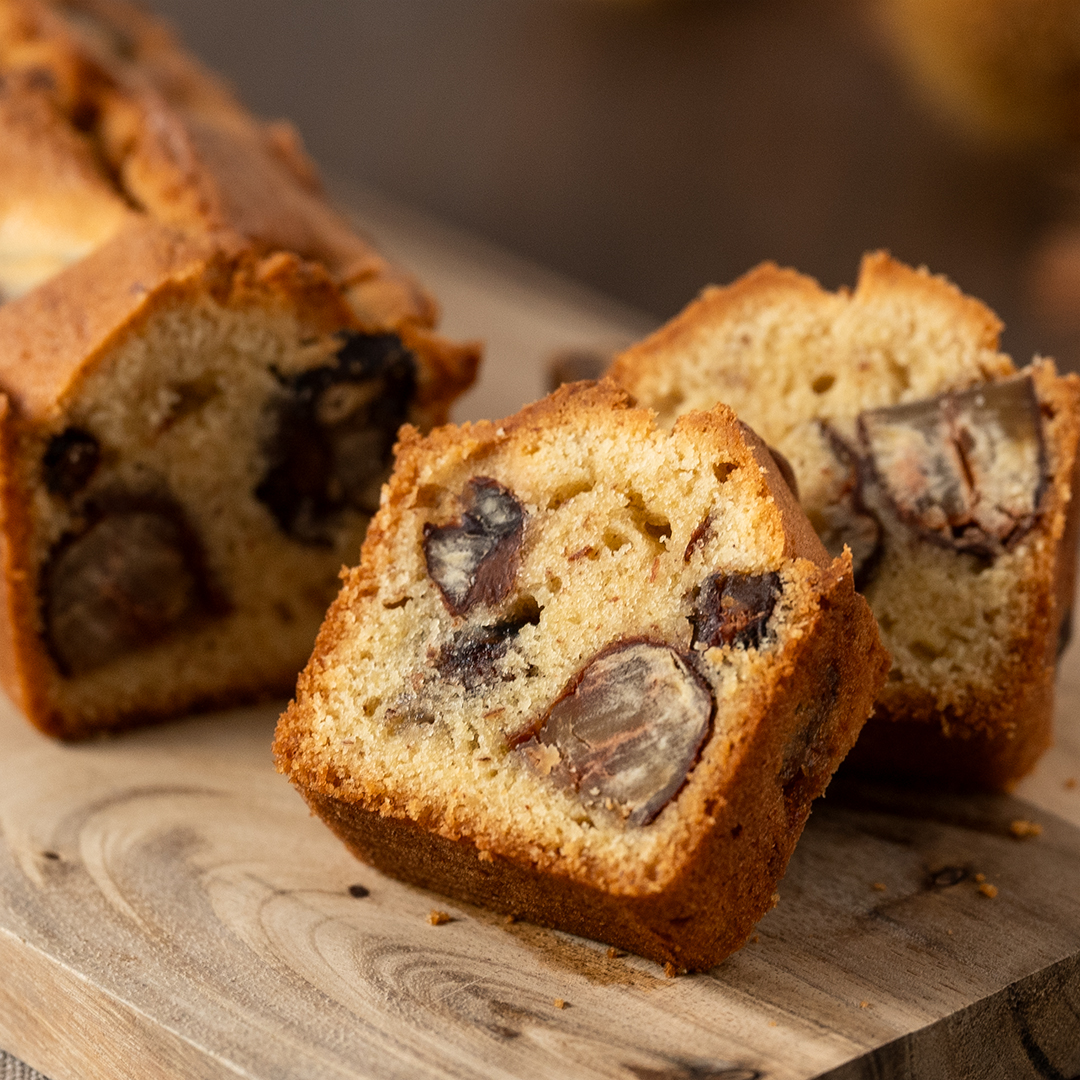 渋皮栗たっぷりのパウンドケーキ