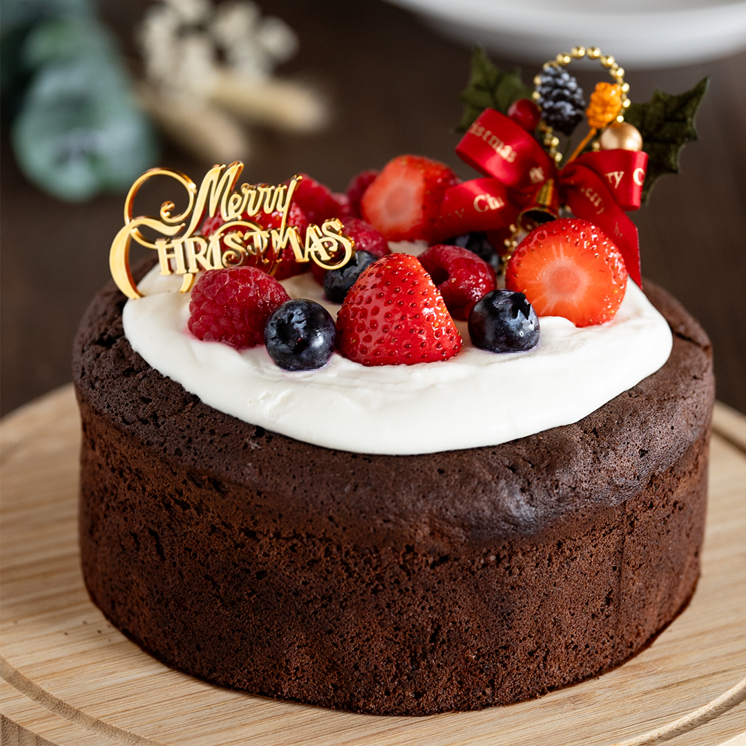 濃厚クリスマスガトーショコラ