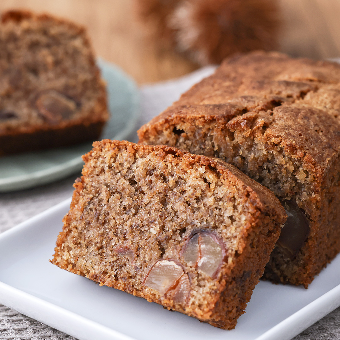 小麦粉不使用!栗の贅沢パウンドケーキ