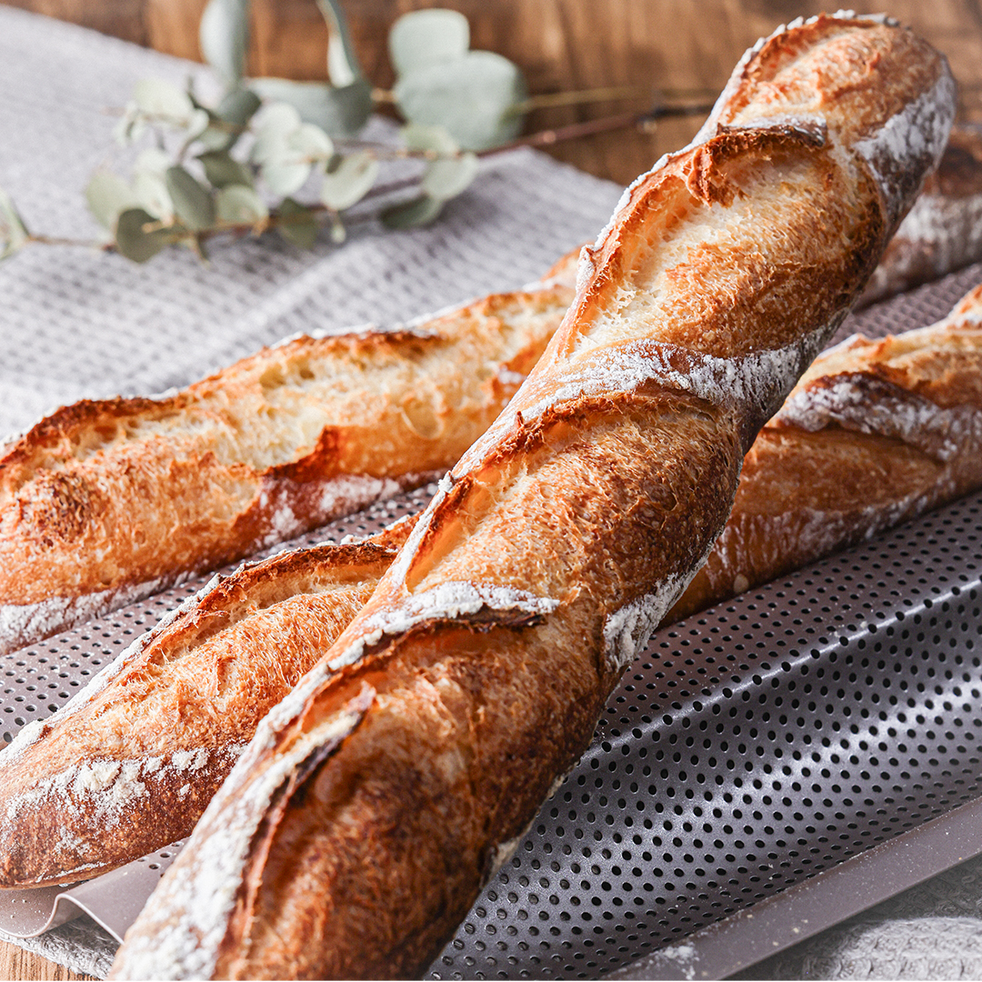 フランスパン天板で作る　基本のフランスパン