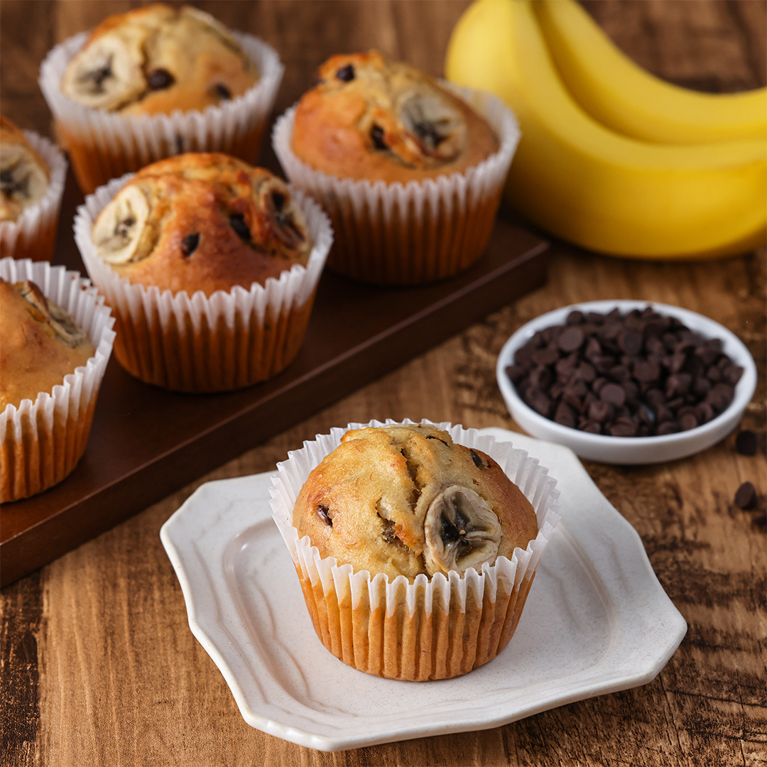 チョコバナナマフィン