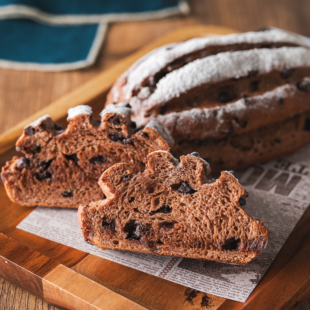 チョコレートのミルクハースブレッド