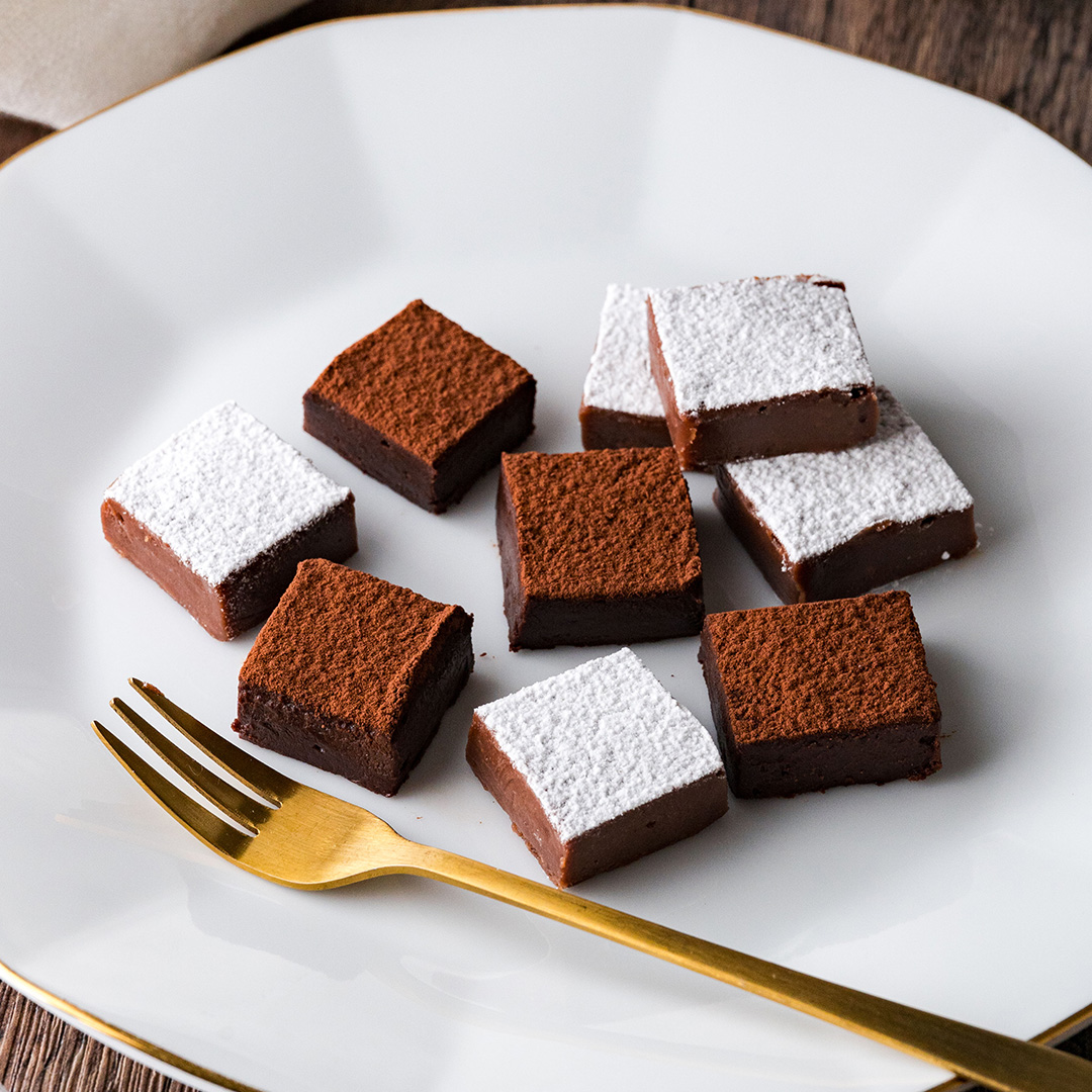 基本の生チョコ(ビター&ミルク)