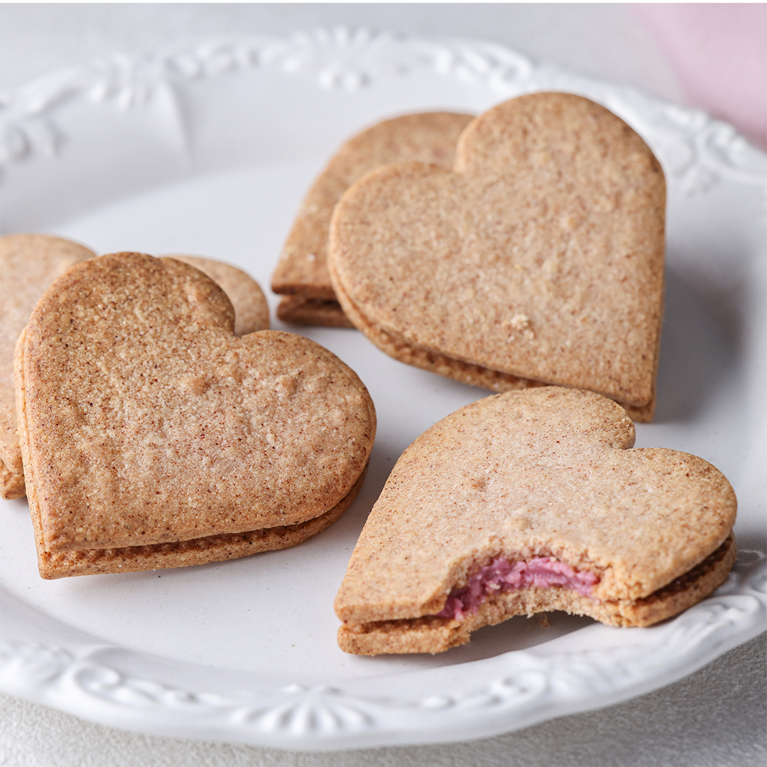 ラズベリーのガナッシュサンド